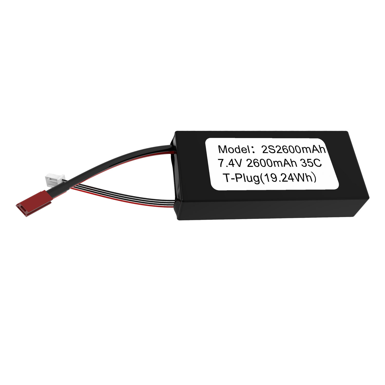 Литиевый аккумулятор Mason 2600mAh 2S (35C) 7.4V Т