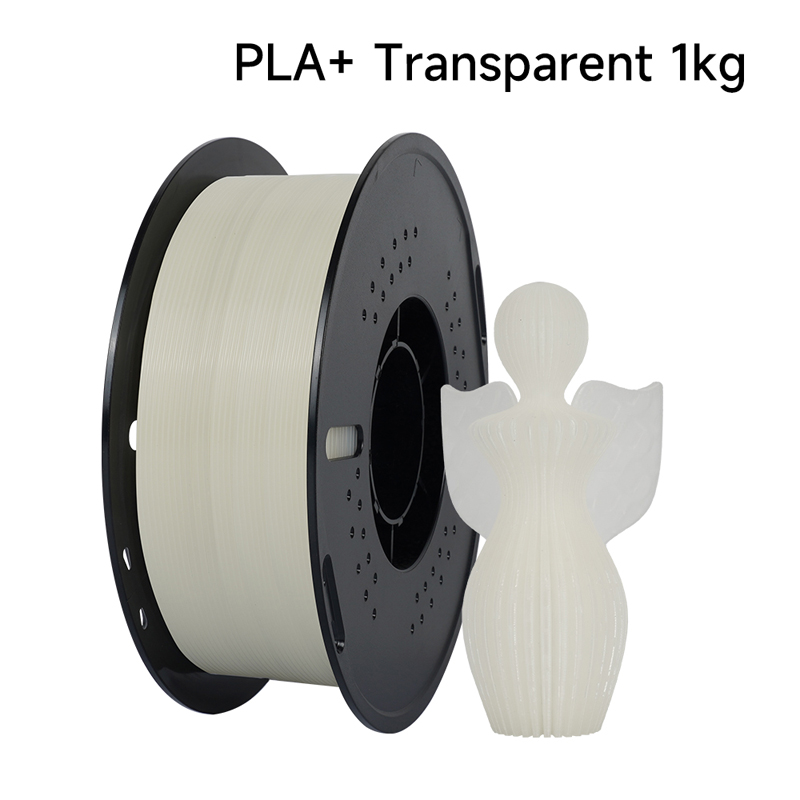 Филамент Kingroon PLA+ Transparent 1.75mm 1KG