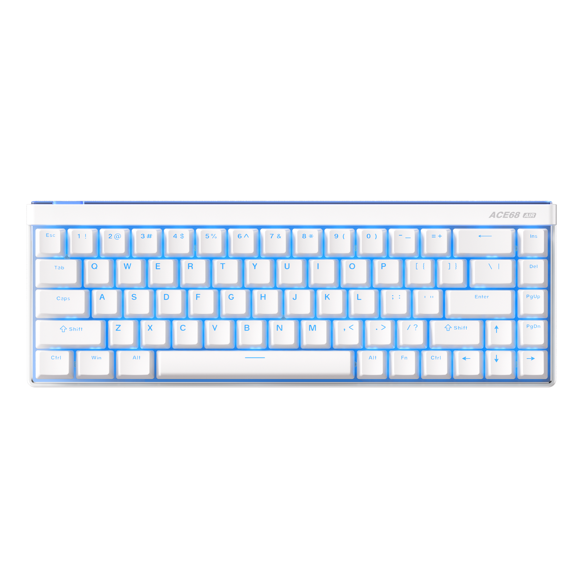 Компьютерная клавиатура MCHOSE Ace 68 Air белая (MC-Ace68Air-9)