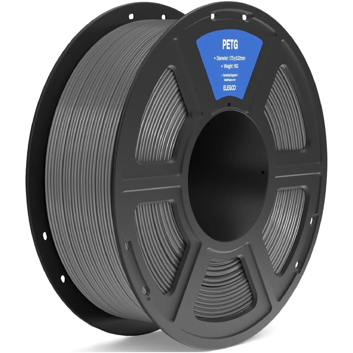 Филамент Elegoo PETG, 1.75 мм, 1 кг, космический серый