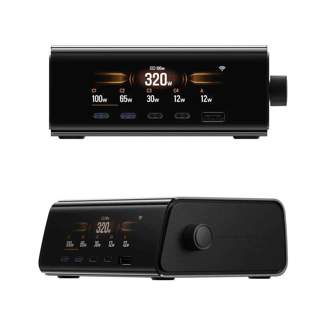 Зарядное устройство ECOFLOW RAPID Pro, 5 портов, 320Вт