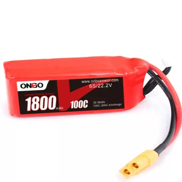 Литиевый аккумулятор Onbo 1800 mAh 6SHT (100C)