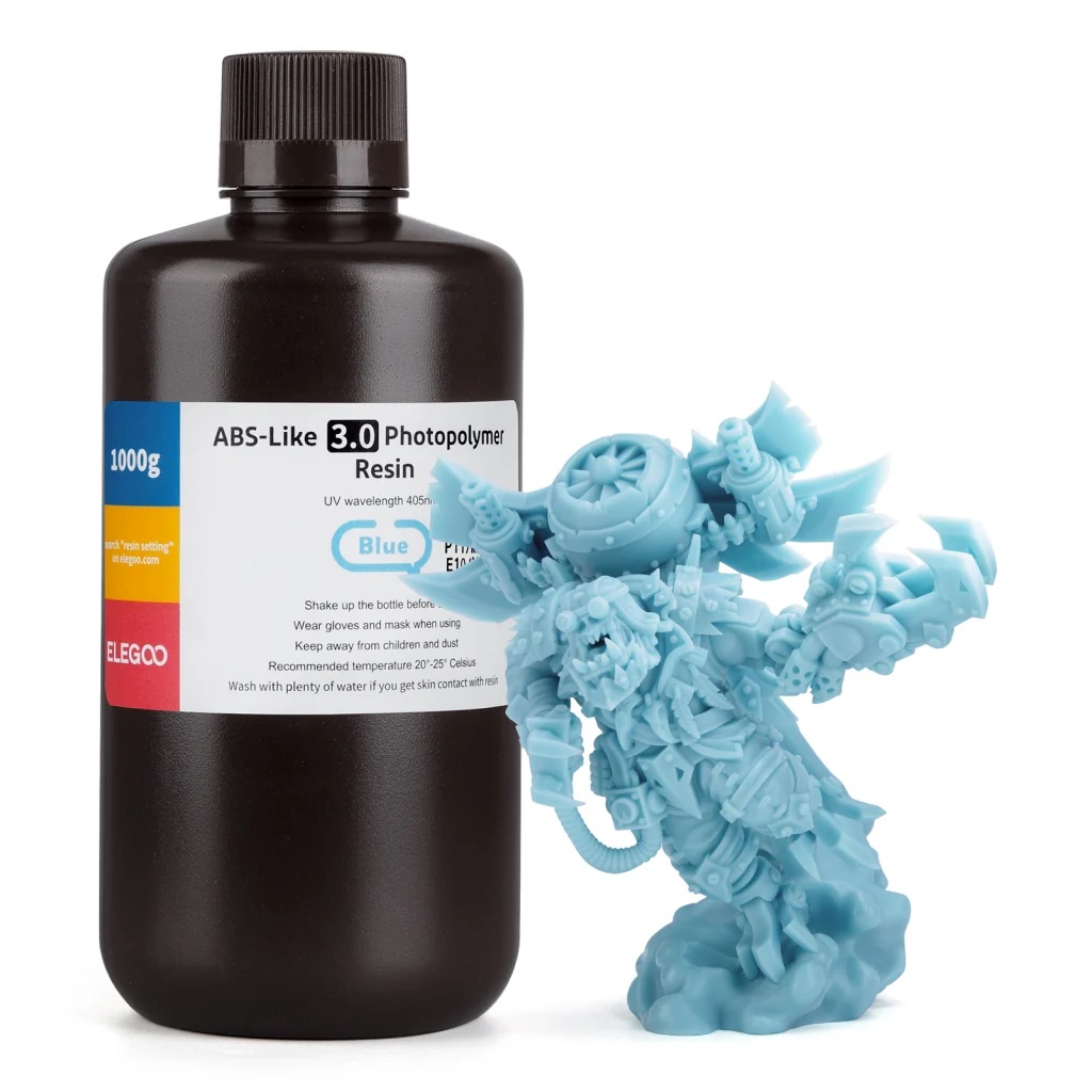 Фотополимерная смола Elegoo ABSlike V3.0 1000g (синий)
