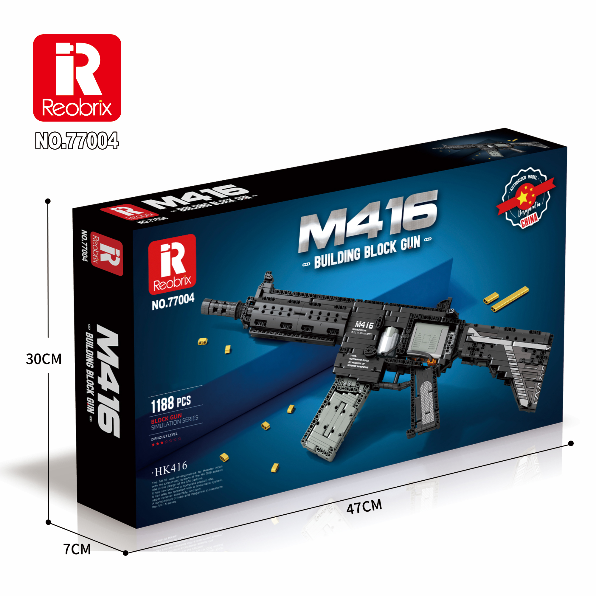Конструктор Штурмовая винтовка M416 Reobrix 77004
