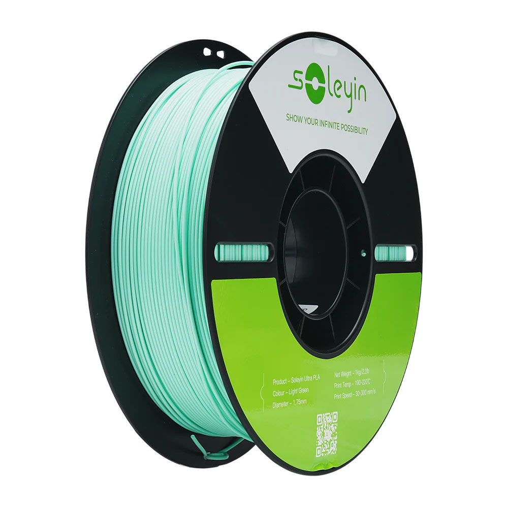 Филамент Creality PLA Soleyin Ultra, 1.75 мм, 1 кг, светло-зеленый