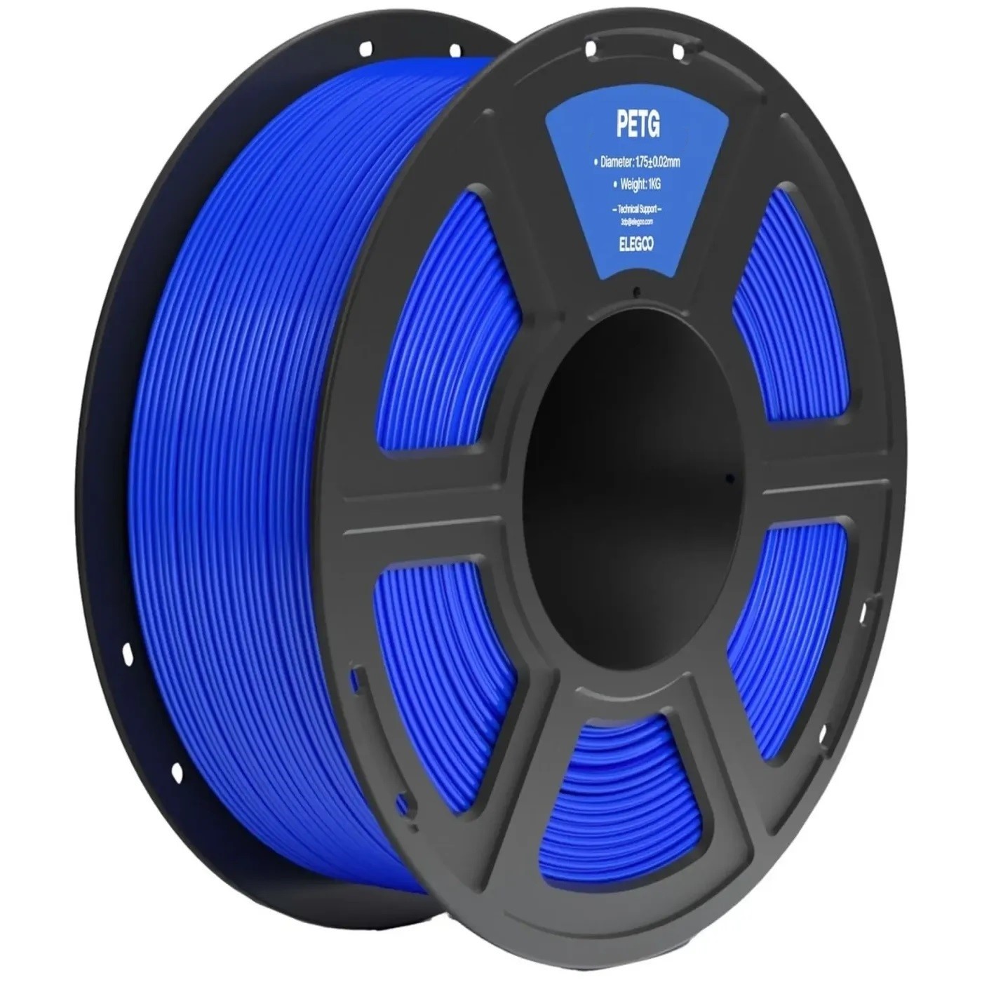 Филамент Elegoo PETG, 1.75 мм, 1 кг, синий