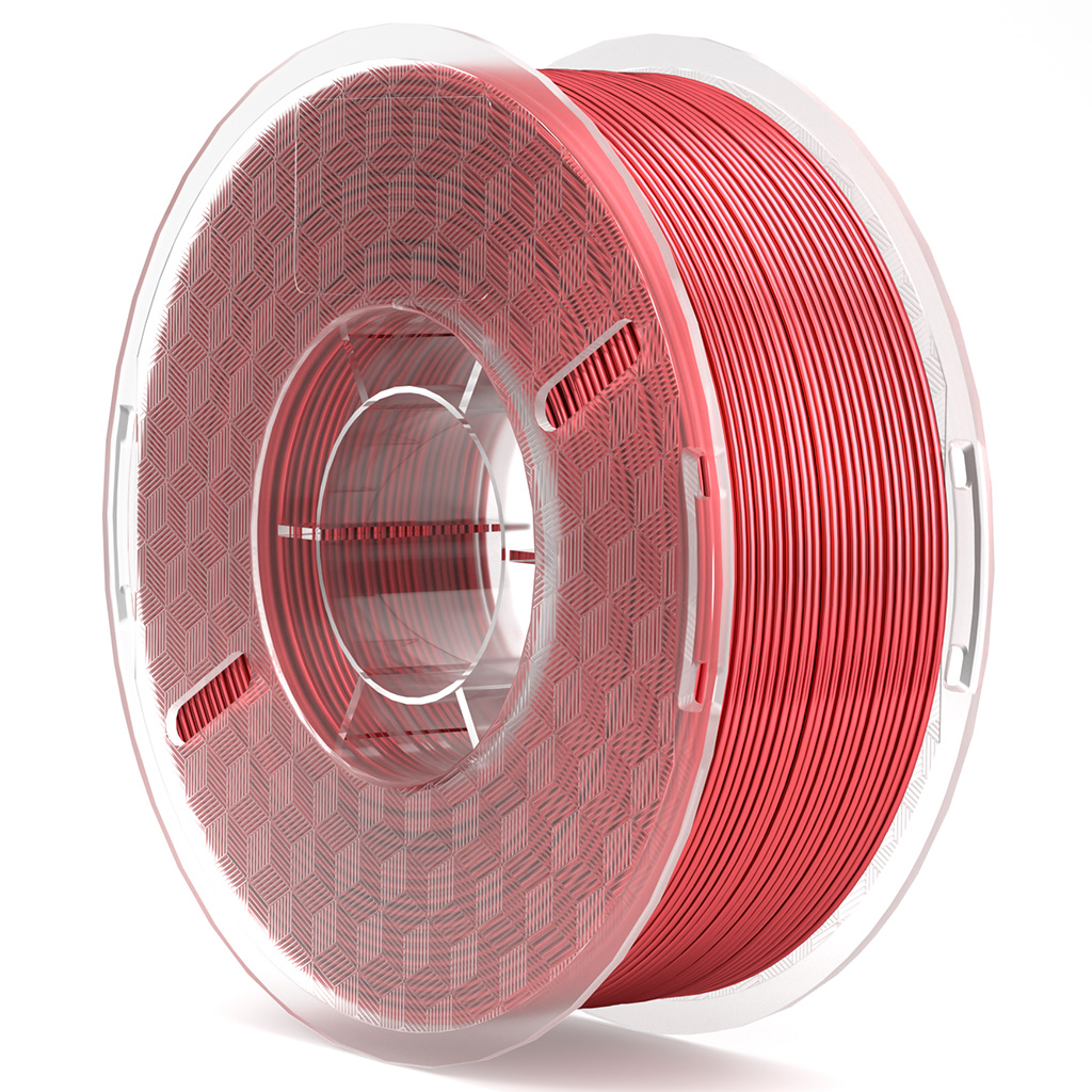 Филамент Elegoo PLA Silk, 1.75 мм, 1 кг, красный шелк