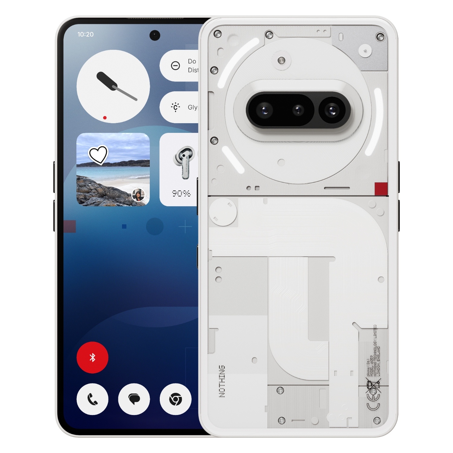 Телефон Nothing Phone (3a) 12GB/256GB (белый)