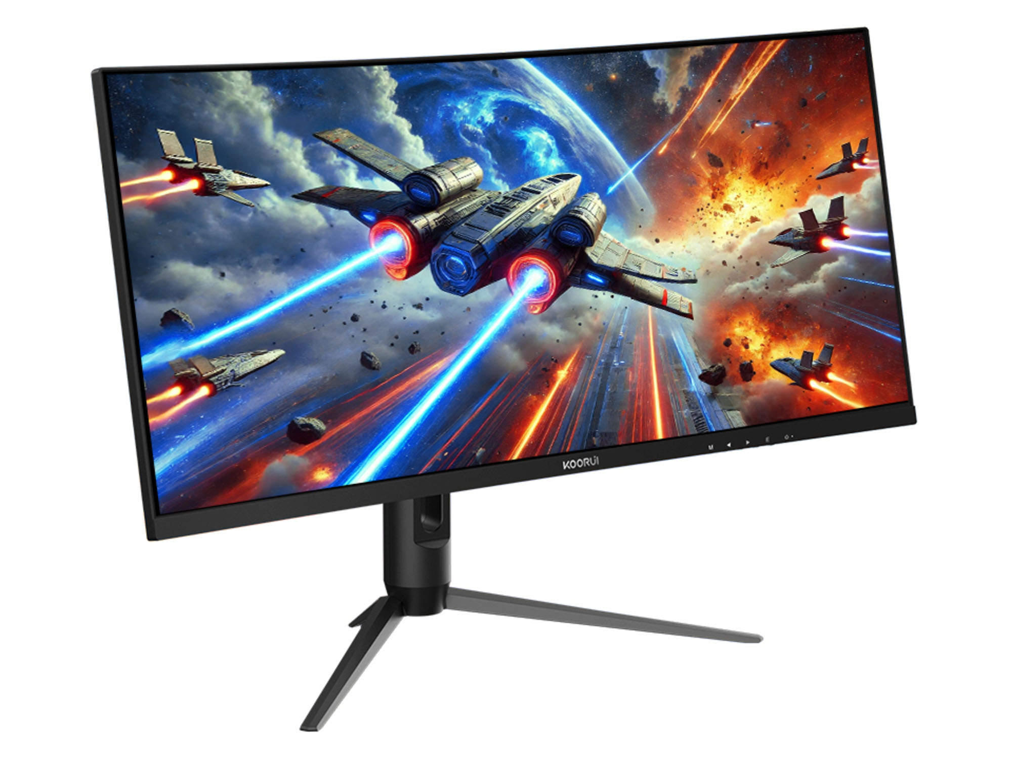 Игровой монитор Koorui G3441XC 34" UWQHD VA 240Hz (черный)