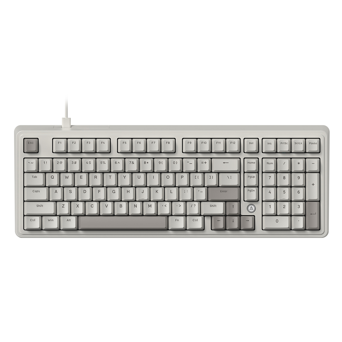 Компьютерная клавиатура AJAZZ AK980 (ретро расцветка)