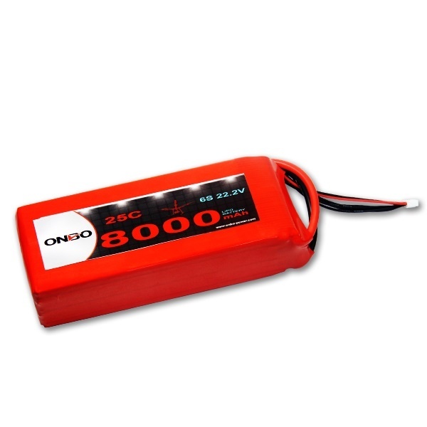 Литиевый аккумулятор Onbo 8000 mAh 6S (25C)