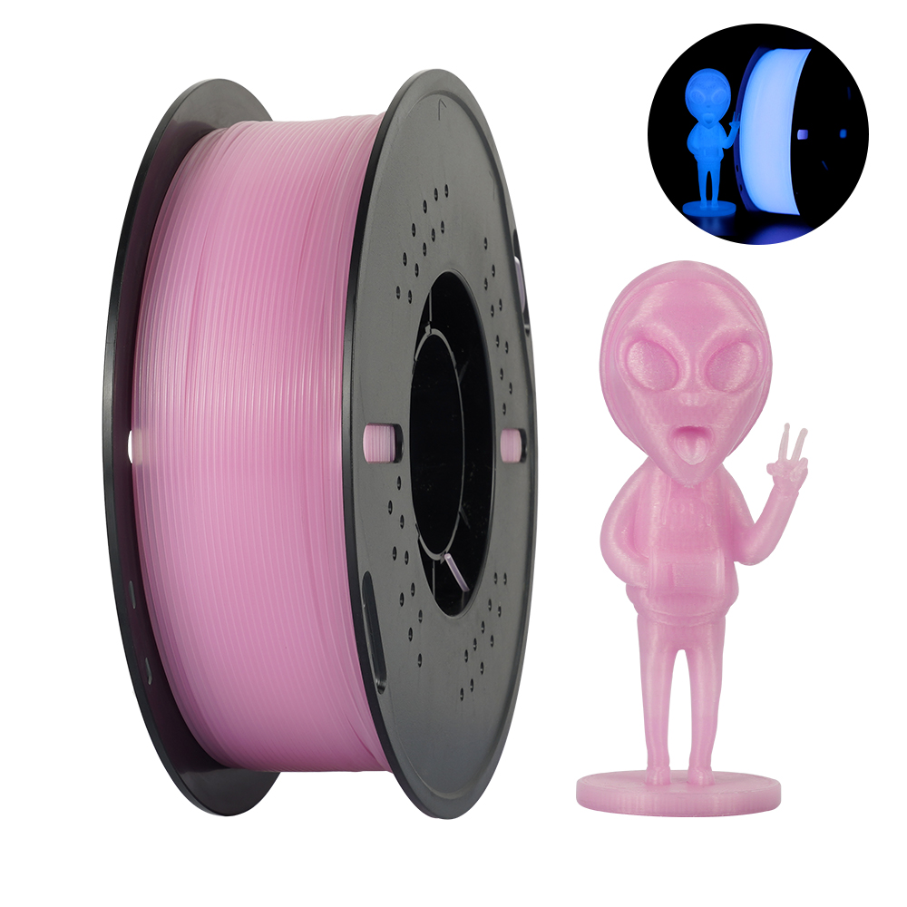 Филамент Kingroon PLA Luminous Purple 1.75mm 1KG
