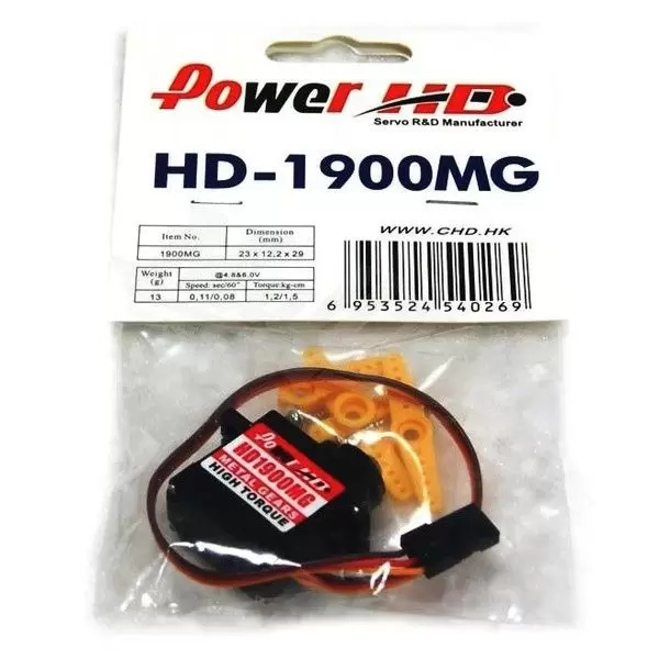 Аналоговая микро серво Power HD-1900MG