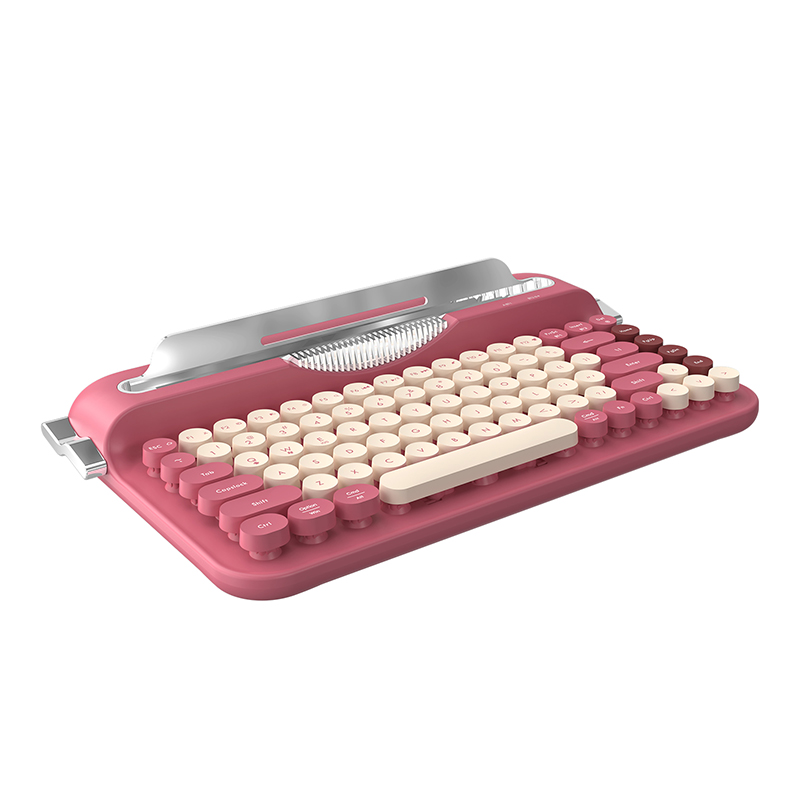 Беспроводная клавиатура AJAZZ AF84 (розовый)