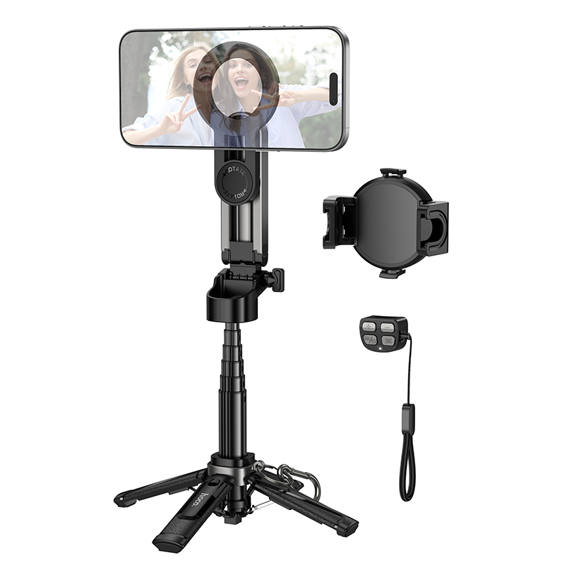 Стабилизатор Hoco K27 Pro Magic mini (зажим+магнитная фокусировка, черная)