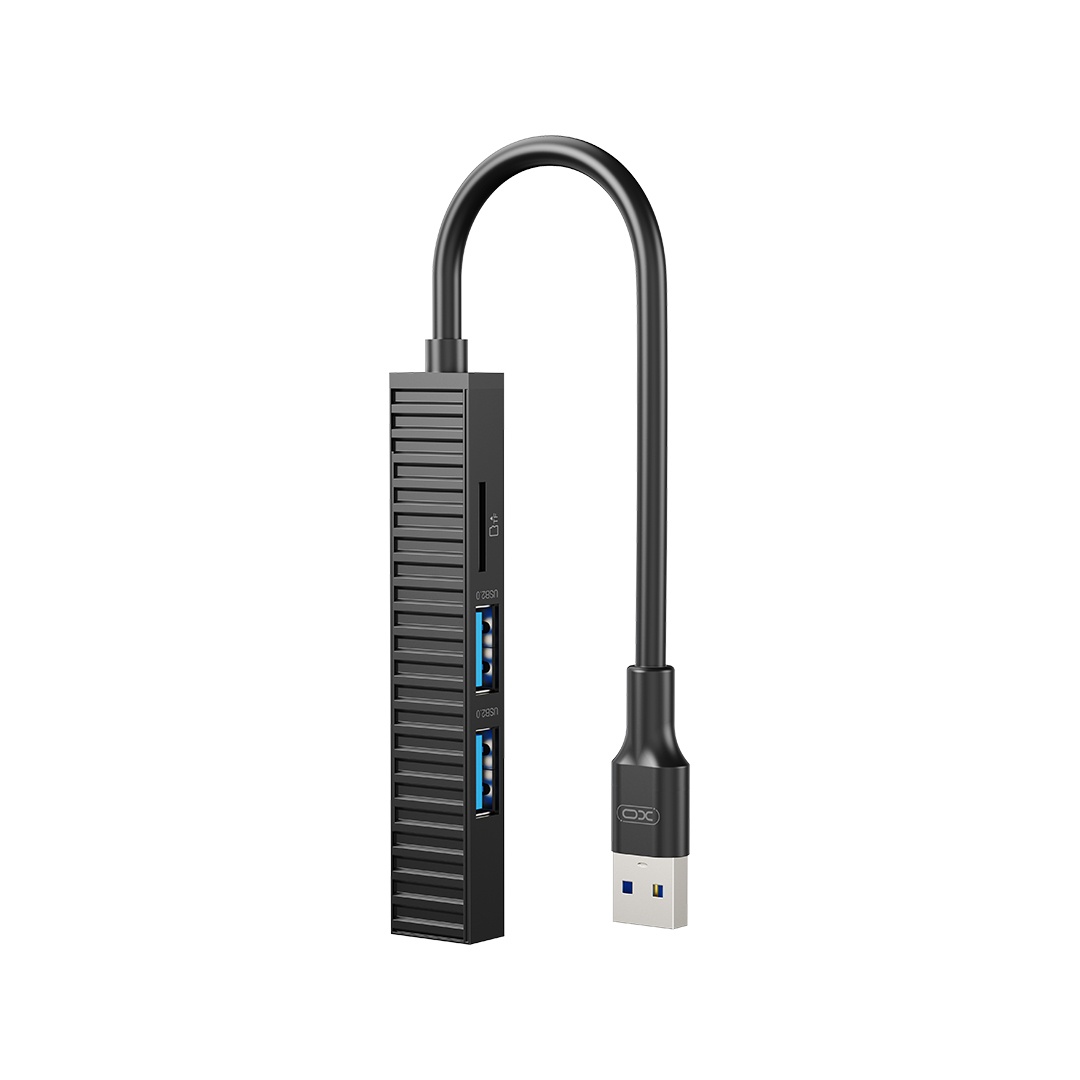 Разветвитель 4-в-1 (USB-A to USB3.0+USB2.0*2+TF) HUB014A