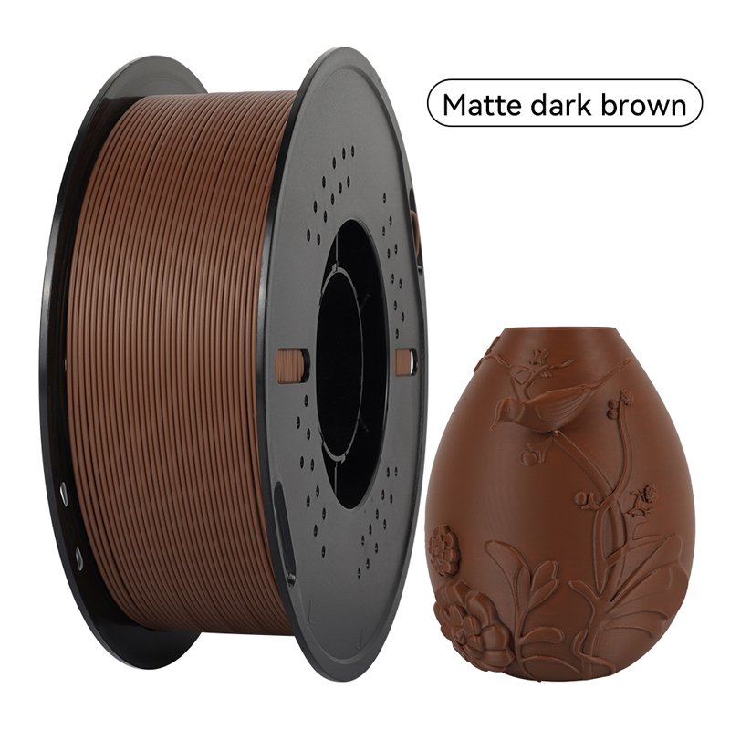 Филамент Kingroon PLA Matte Dark Brown 1.75mm 1KG