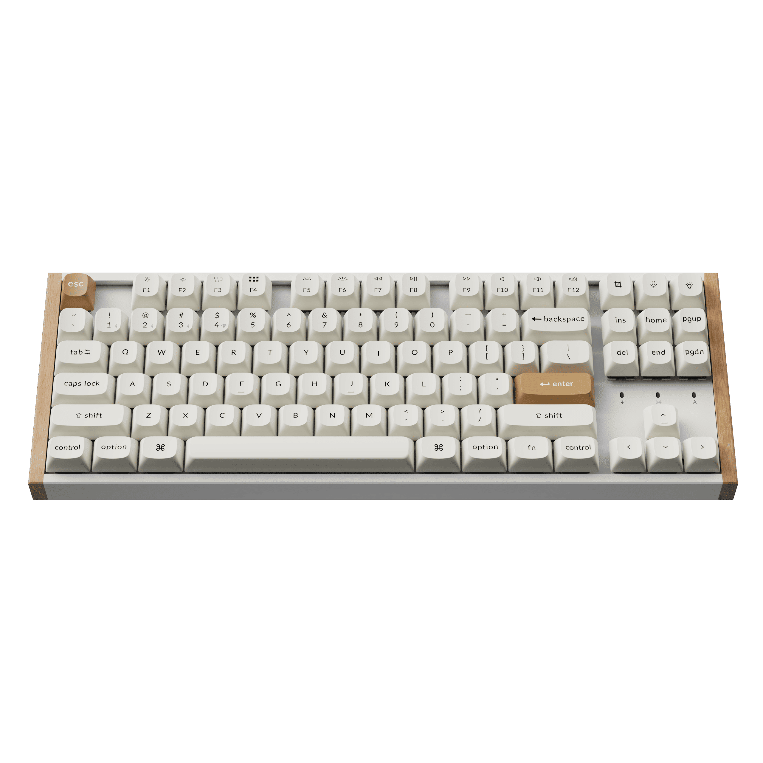 Беспроводная игровая клавиатура Keychron K8 HE Nebula Switch (белый)