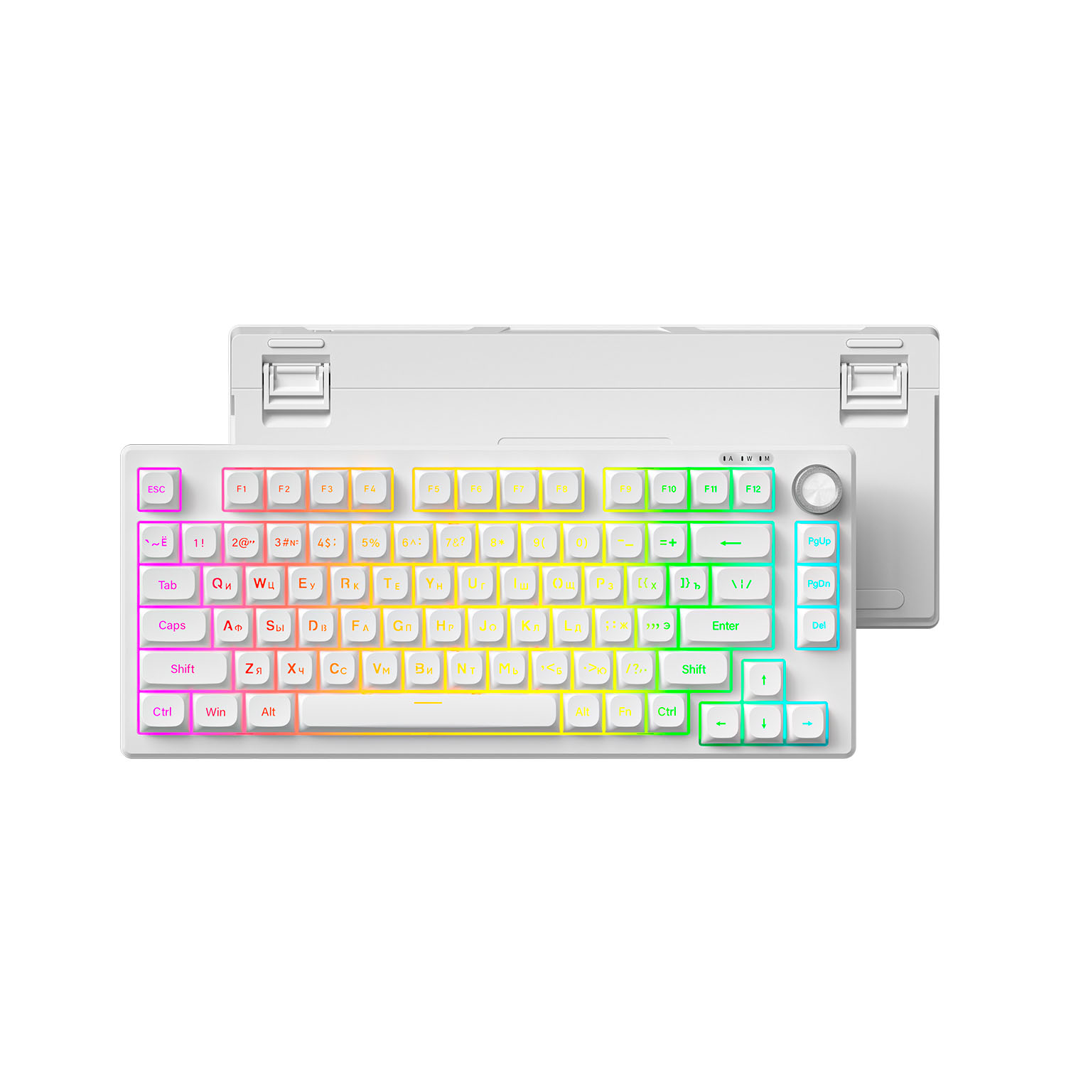 Проводная игровая клавиатура FURYCUBE IP75 (белый)