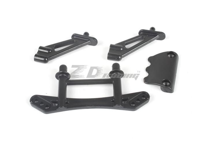 Front Bumpers Front/Rear Car Shell Post Set