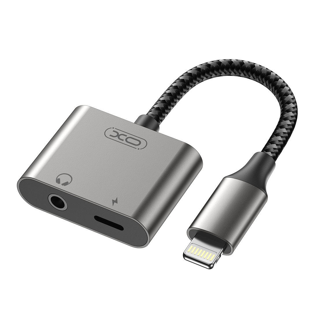 Переходник с Lightning на Lighting + 3.5mm NB-R258B