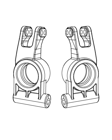 Кулак для MJX 1/7 (P73260)