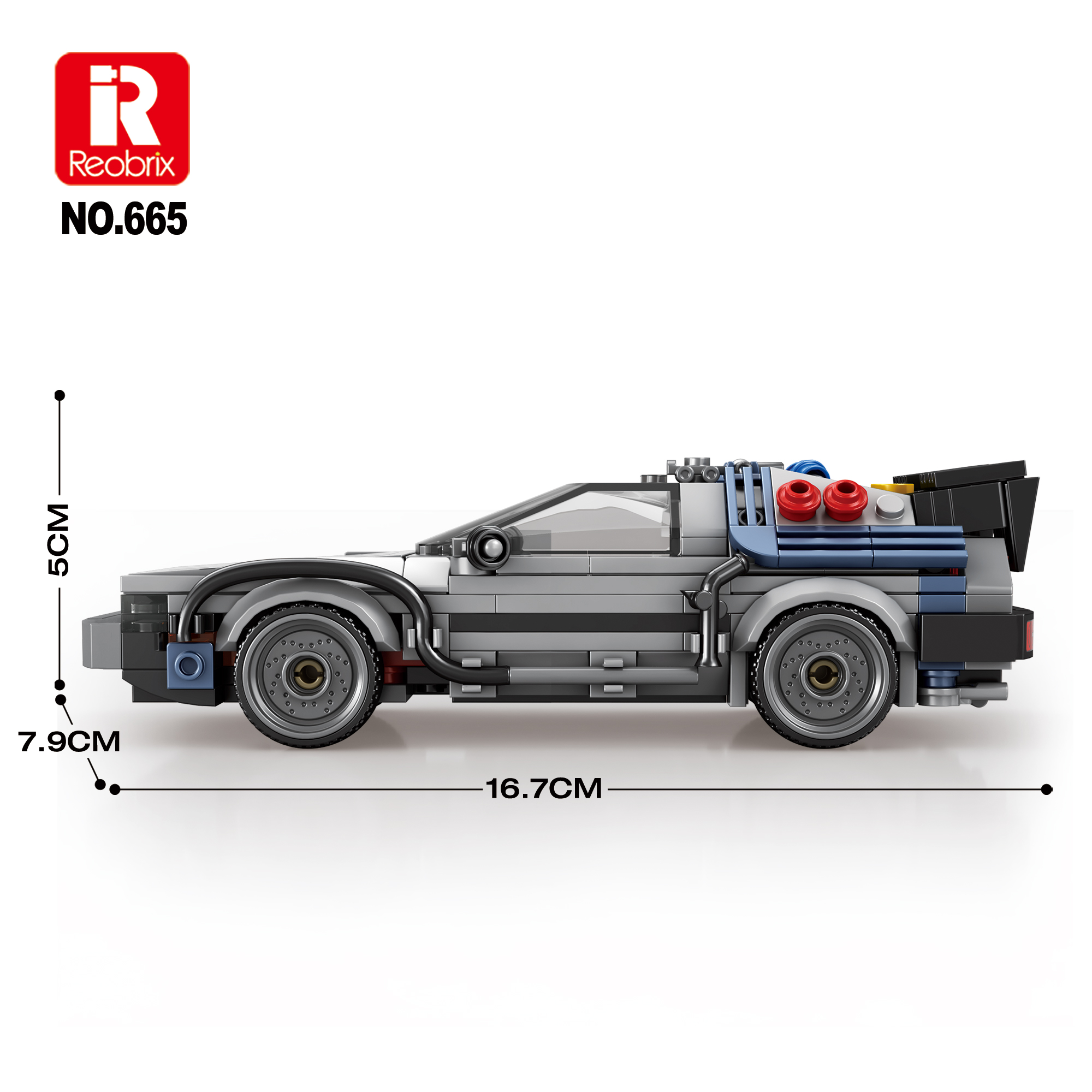 Конструктор Автомобиль DeLorean 665