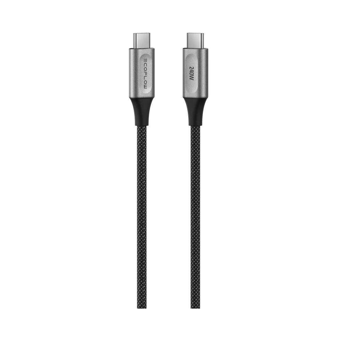 Кабель ECOFLOW RAPID Pro USB-C — USB-C (240 Вт, нейлоновый)