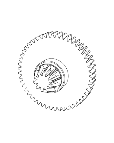 Спур для MJX 1/14 (14401G)