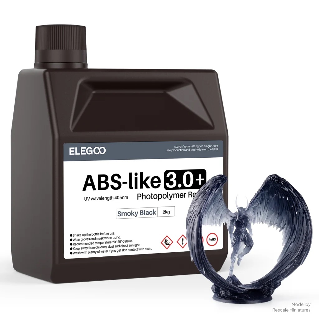 Фотополимерная смола Elegoo ABSlike V3.0+ 2000g (черный дым)