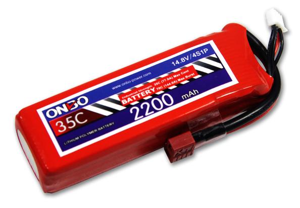 Литиевый аккумулятор Onbo 2200mAh 4S (35C)