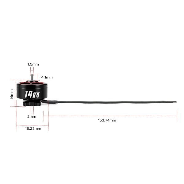Бесколлекторный мотор GEPRC SPEEDX2 1404 3850KV (GP107696)