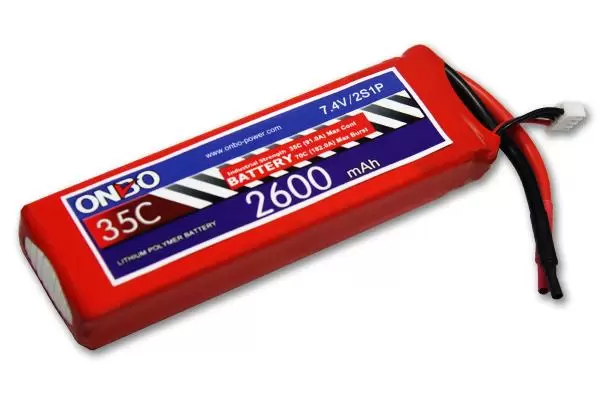 Литиевый аккумулятор Onbo 2600mAh 2S (35C)