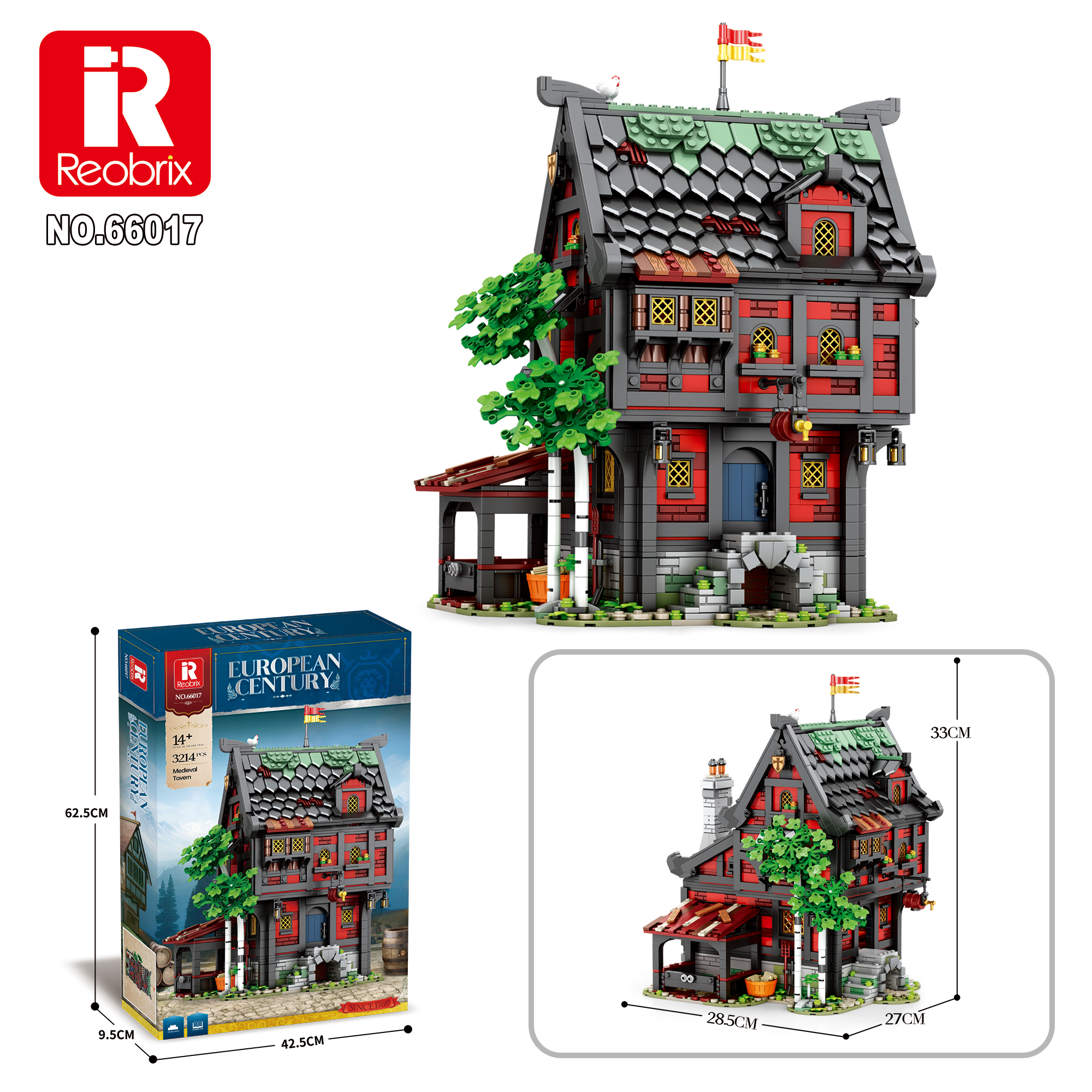 Конструктор Средневековая таверна Reobrix 66017
