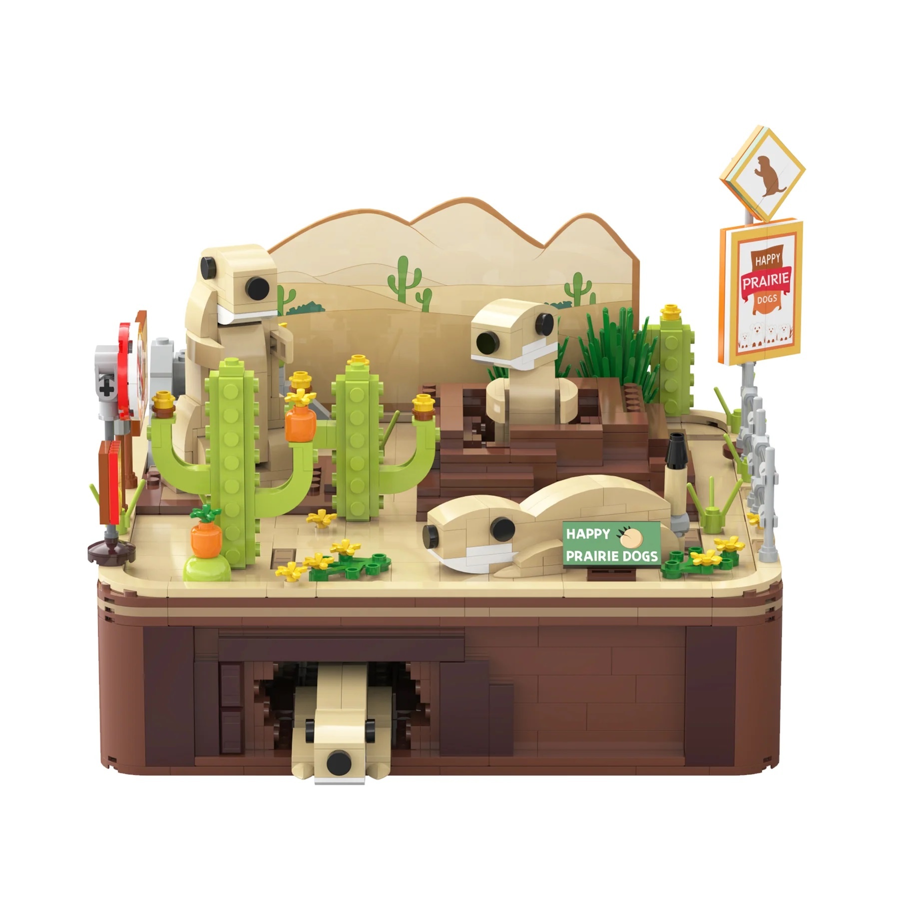 Конструктор CaDA Парк Сурков Groundhog life-world C71008W