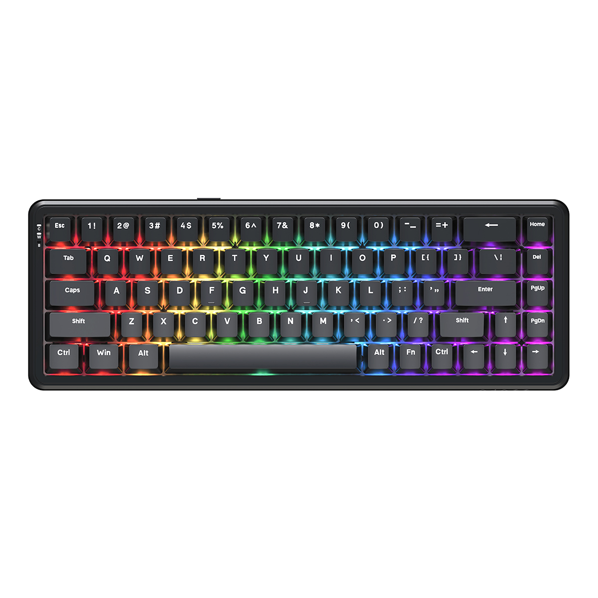 Компьютерная клавиатура AJAZZ AK680 MAX (8+1K) черные клавиши