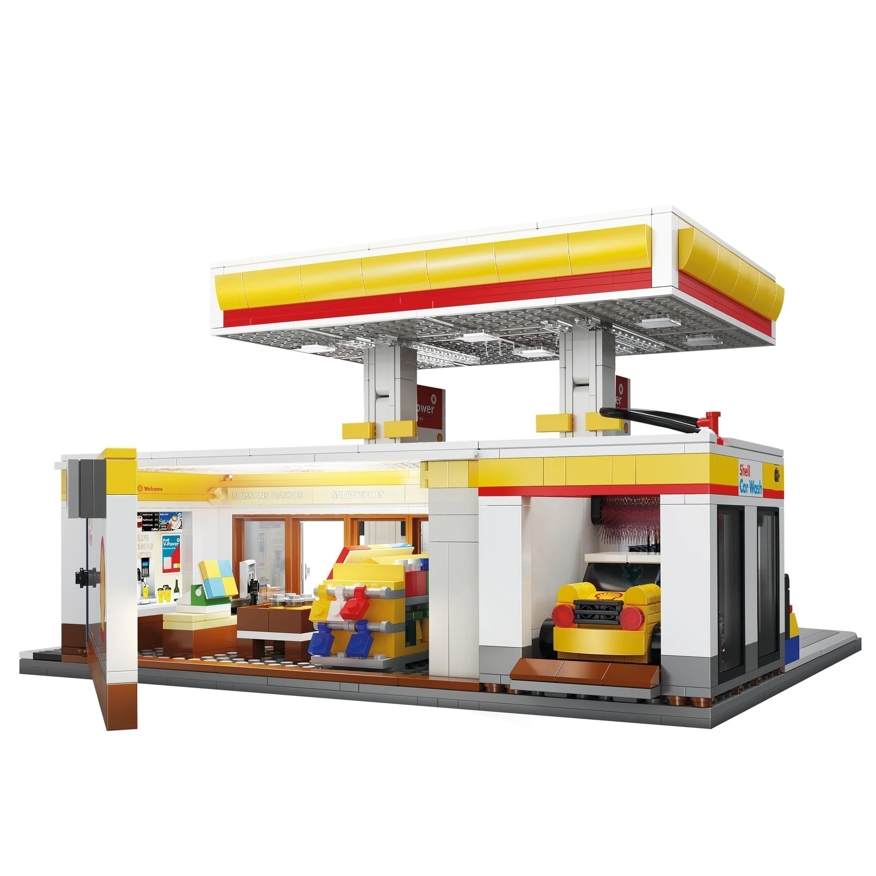 Конструктор CaDa заправка Shell Retail Station C66026W