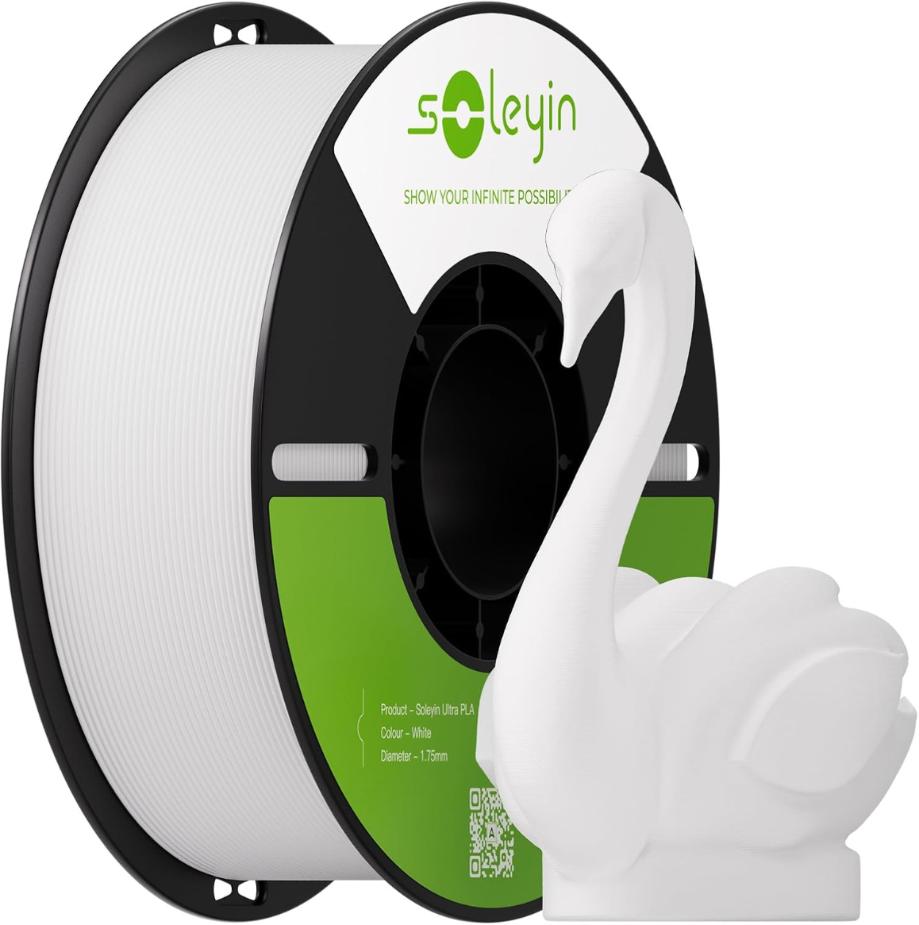 Филамент Creality PLA Soleyin Ultra, 1.75 мм, 2 кг, белый