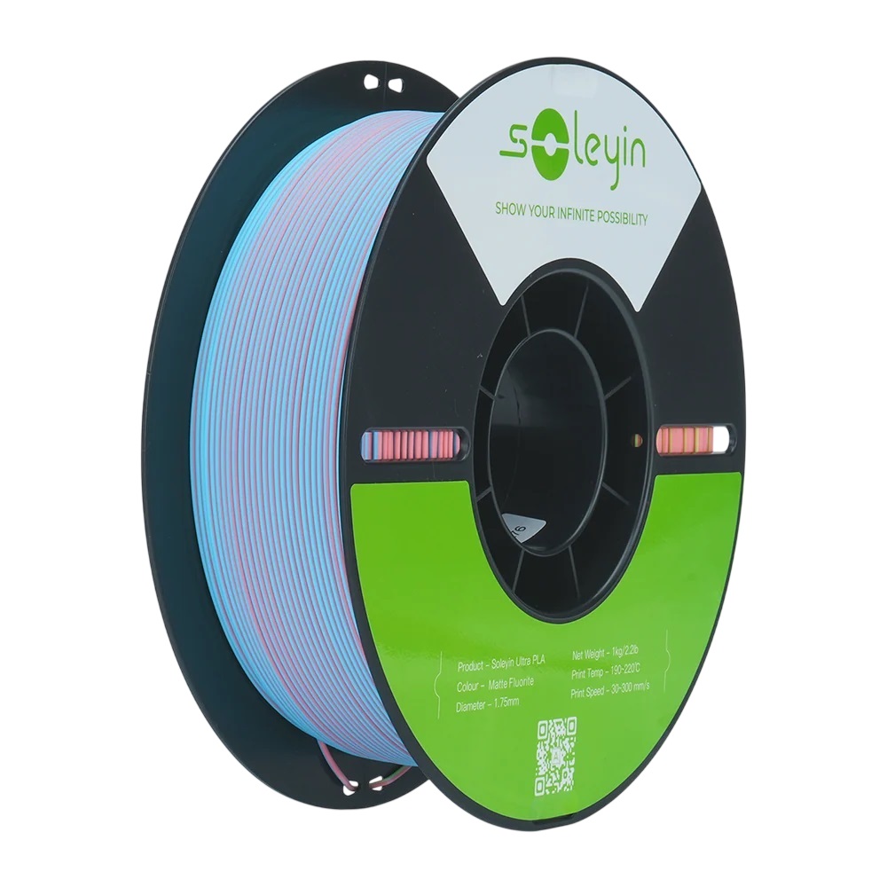 Филамент Creality PLA Soleyin Ultra, 1.75 мм, 1 кг, флюорит
