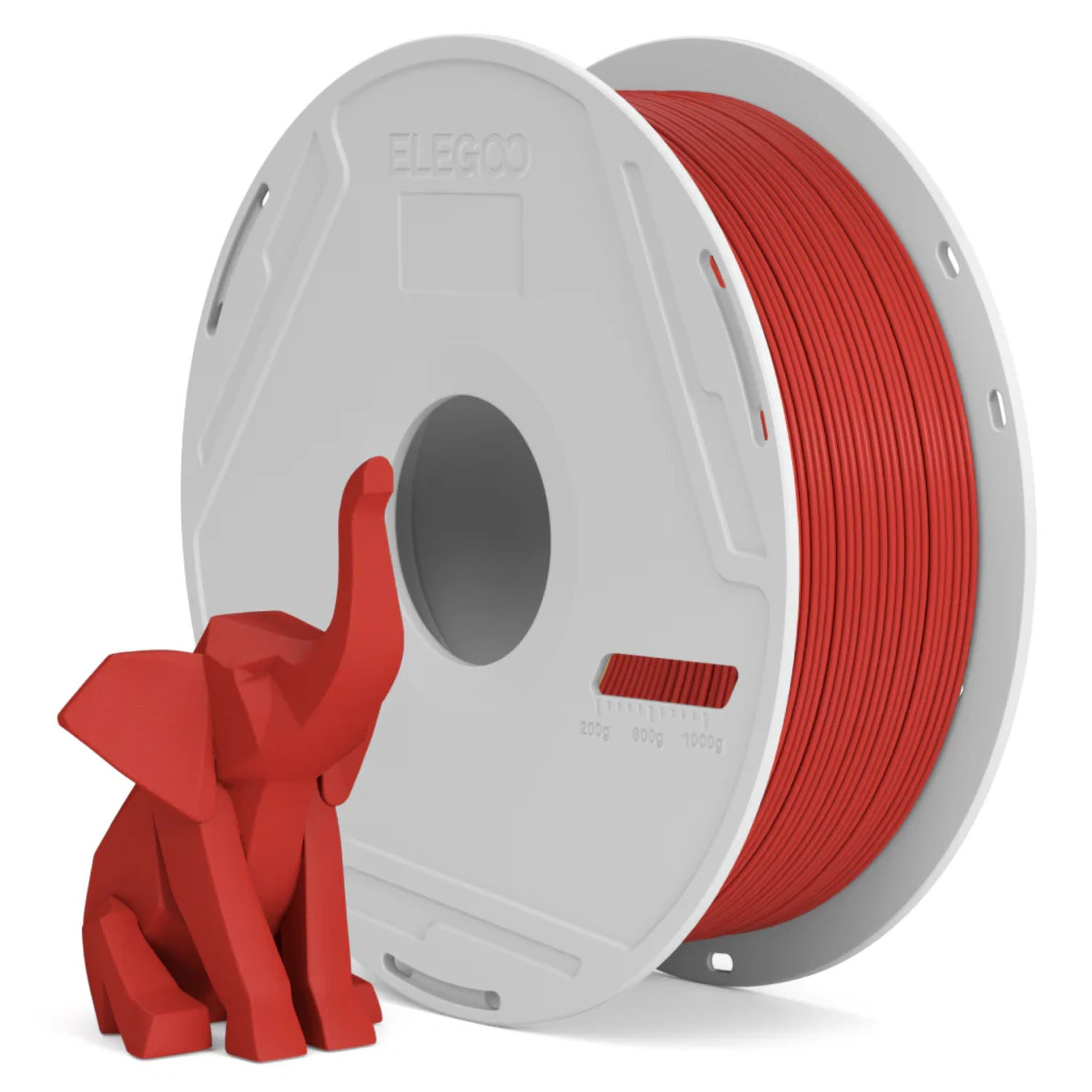 Филамент Elegoo PLA Basic, 1.75 мм, 1 кг, красный