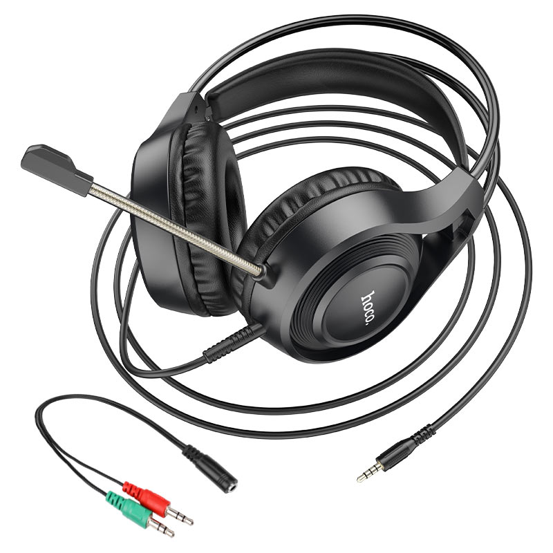 Игровые наушники Hoco W106 Tiger (черные)