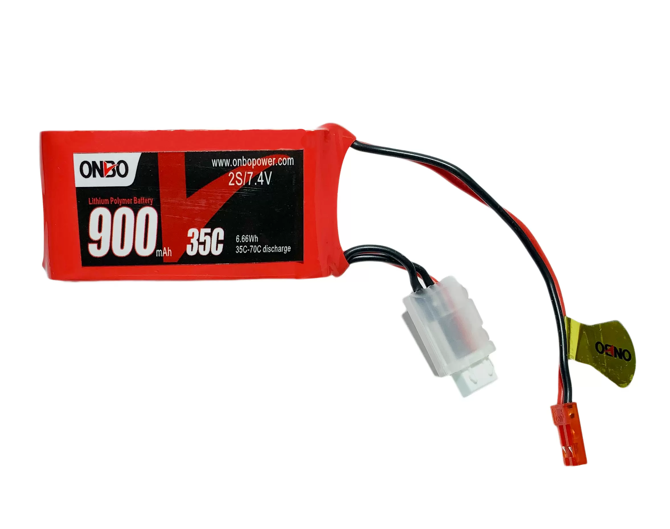 Литиевый аккумулятор Onbo 900mAh 2S (35C)