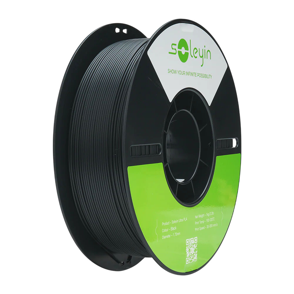 Филамент Creality PLA Soleyin Ultra, 1.75 мм, 1 кг, черный