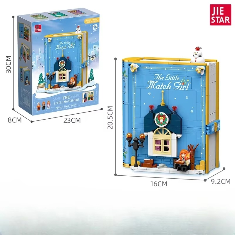 Конструктор Jie Star Книга "Девочка со спичками" JJ9053