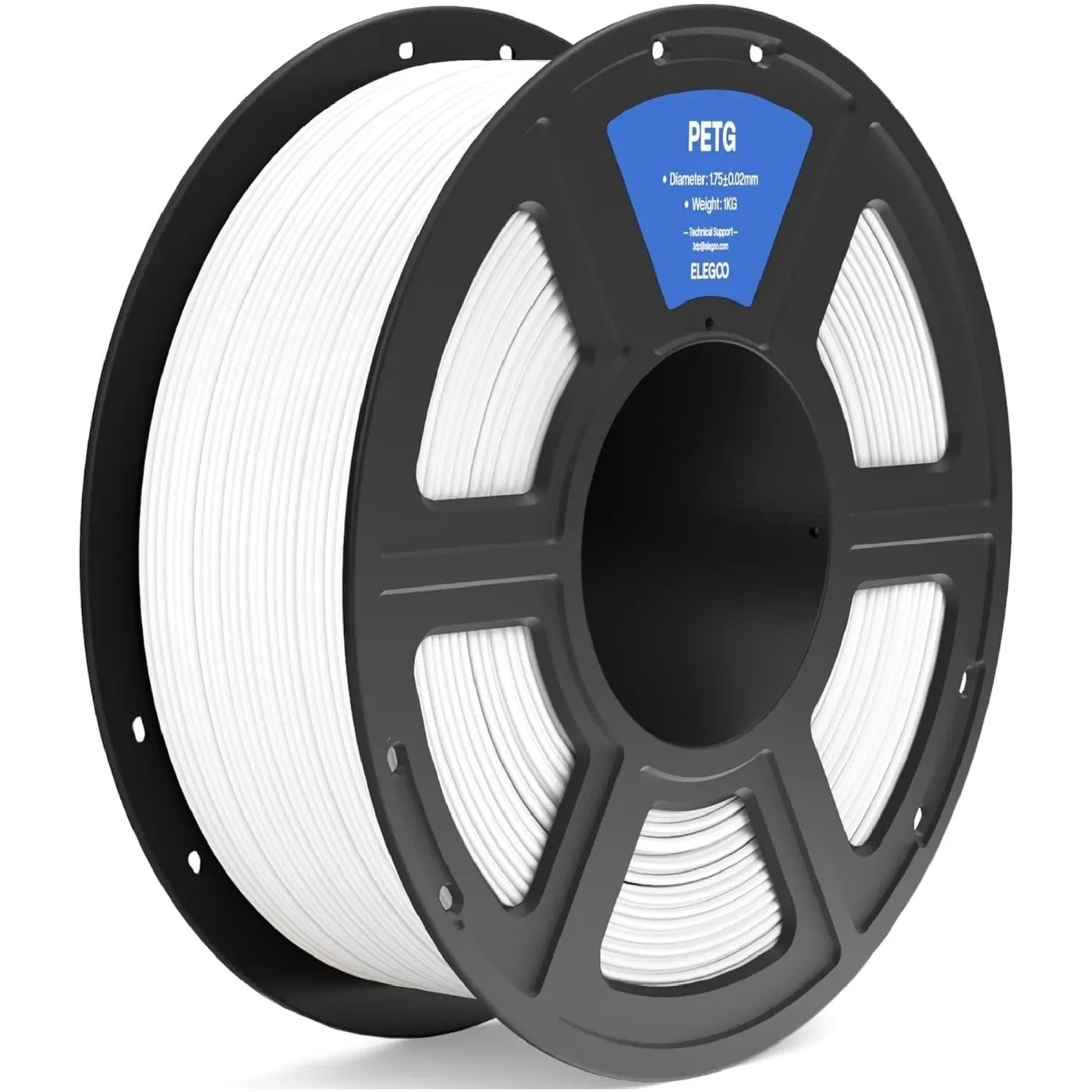 Филамент Elegoo PETG, 1.75 мм, 1 кг, белый