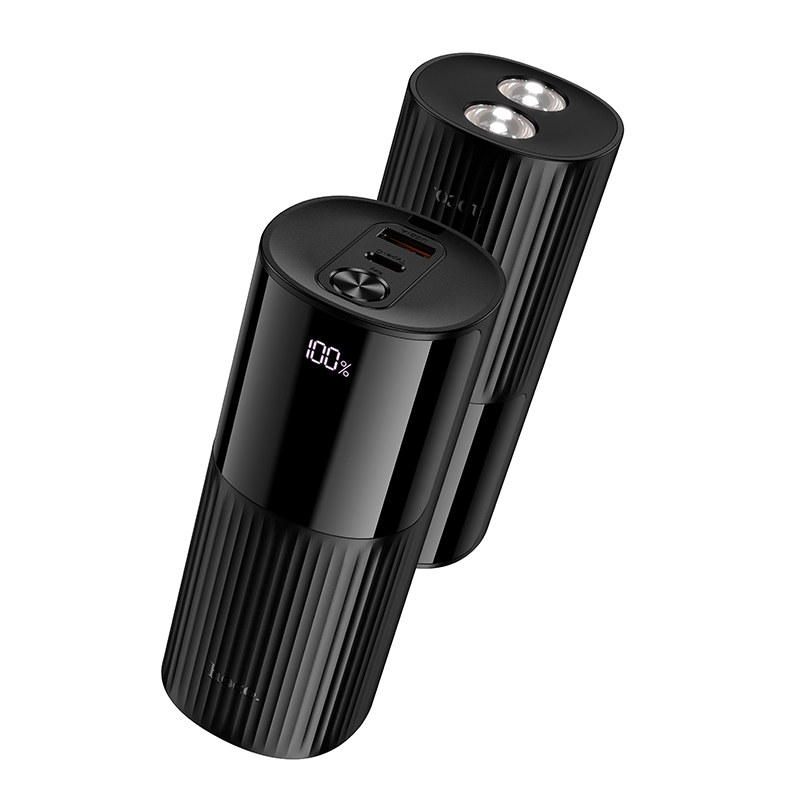 Внешний аккумулятор Hoco J150 Stream 22.5W+PD20W с фонариком (20000mAh, черный)