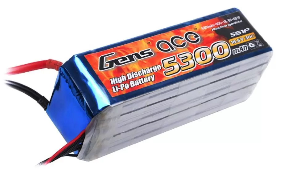 Литиевый аккумулятор Gens Ace 5300mAh 5S (30C)