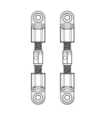 Рулевые тяги для MJX 1/14, 1/16