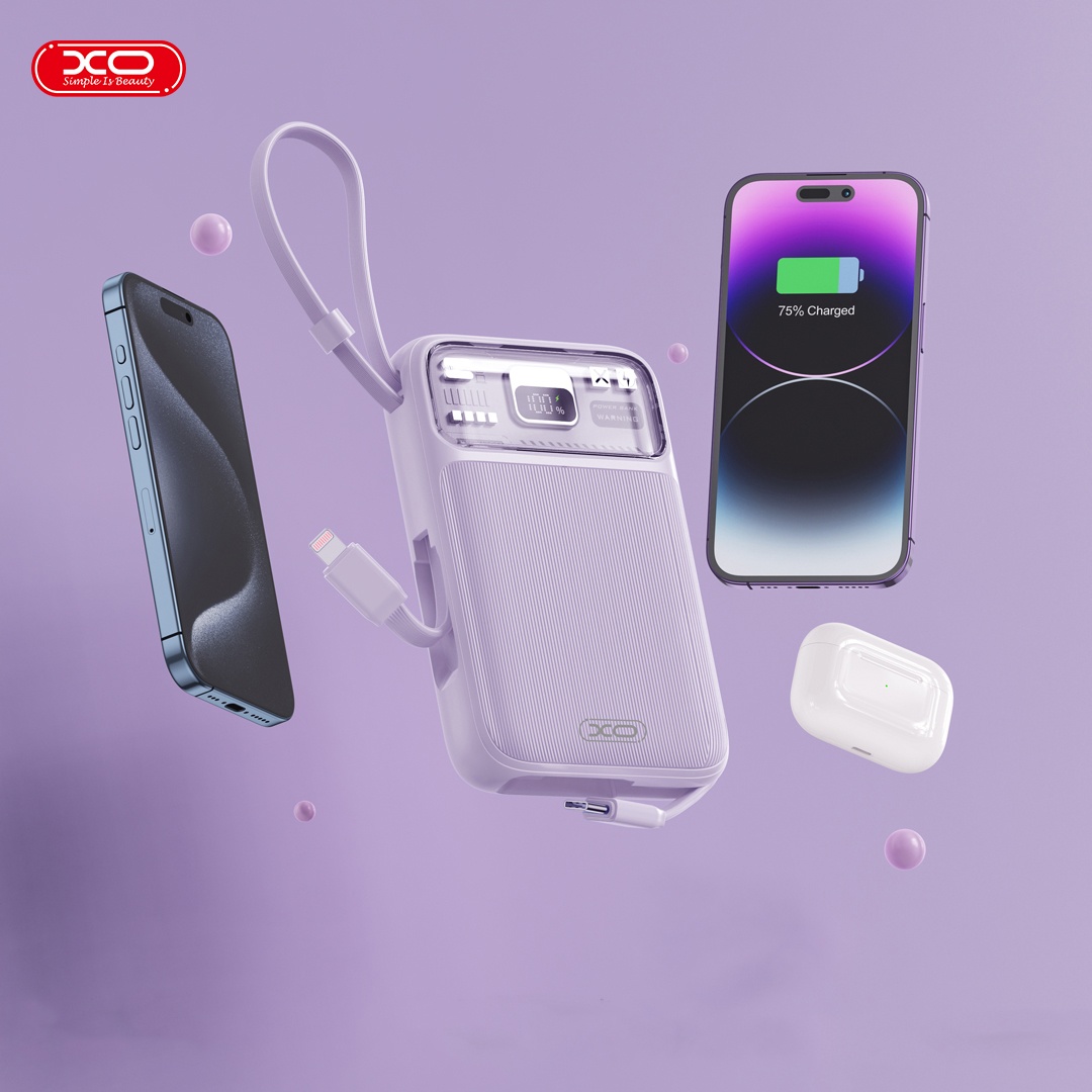 Power Bank для мобильных устройств мощностью 22,5 Вт (Lightning, TYPE-C) 10 000 мАч PR243