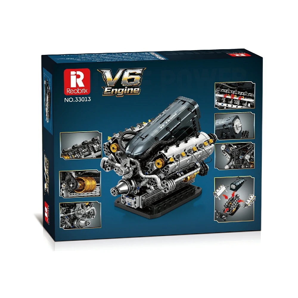 Конструктор V-образный двигатель Reobrix 33013